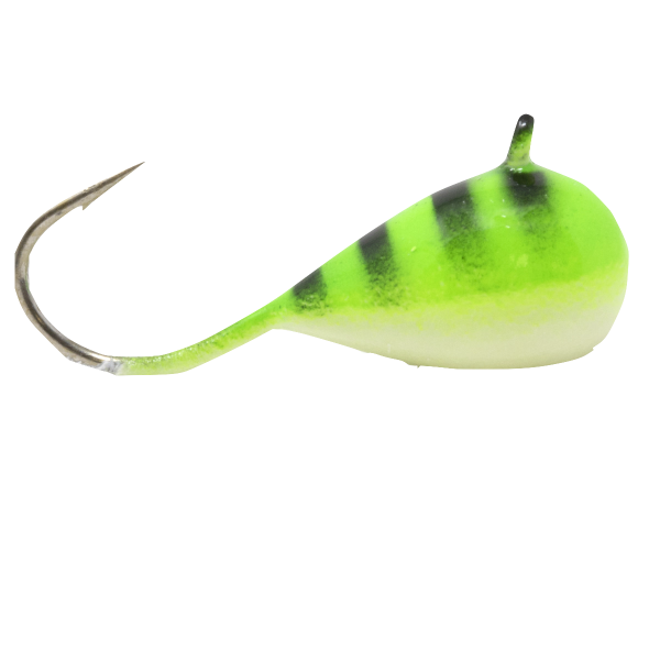Clam Tungsten Drop #14 Lime Glow Bar