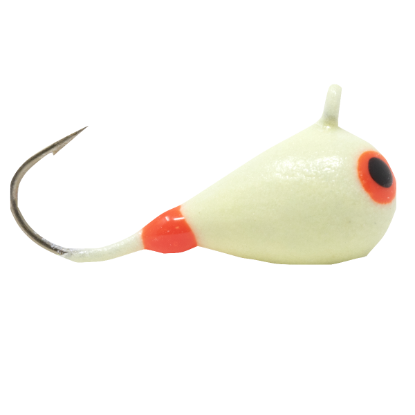 Clam Tungsten Drop #14 Glow White