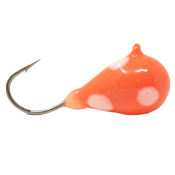 Clam Tungsten Drop #12 Pink Glow Dot