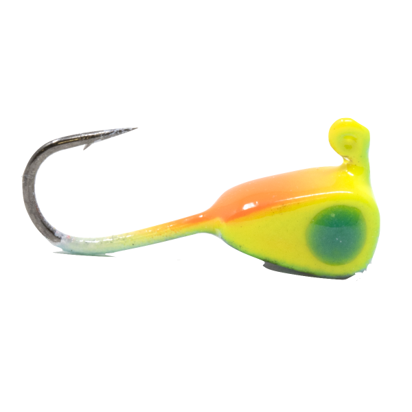 Clam Drop Kick #10 Chartreuse Blue Glow Bar