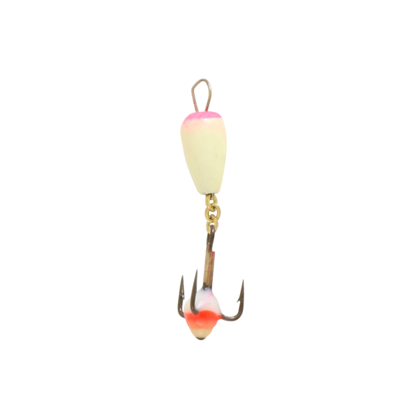 Clam Dropper Spoon 1/32 White Pink