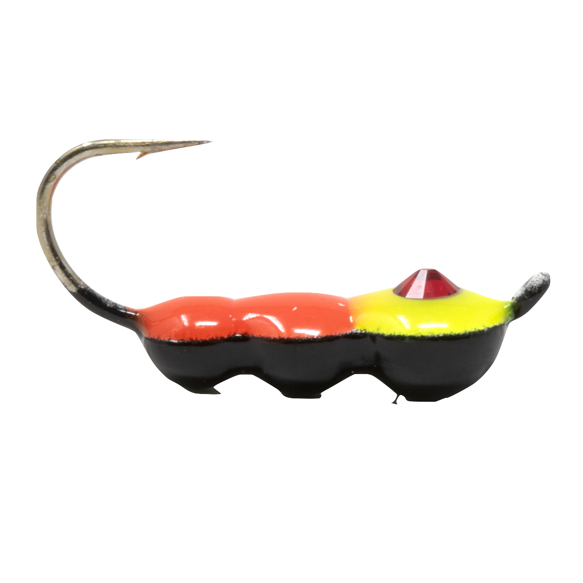 Clam Half Ant Drop #10 Chartreuse Red
