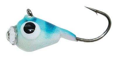 Custom Jigs &amp; Spins Glazba #10 Blue Tiger Glow