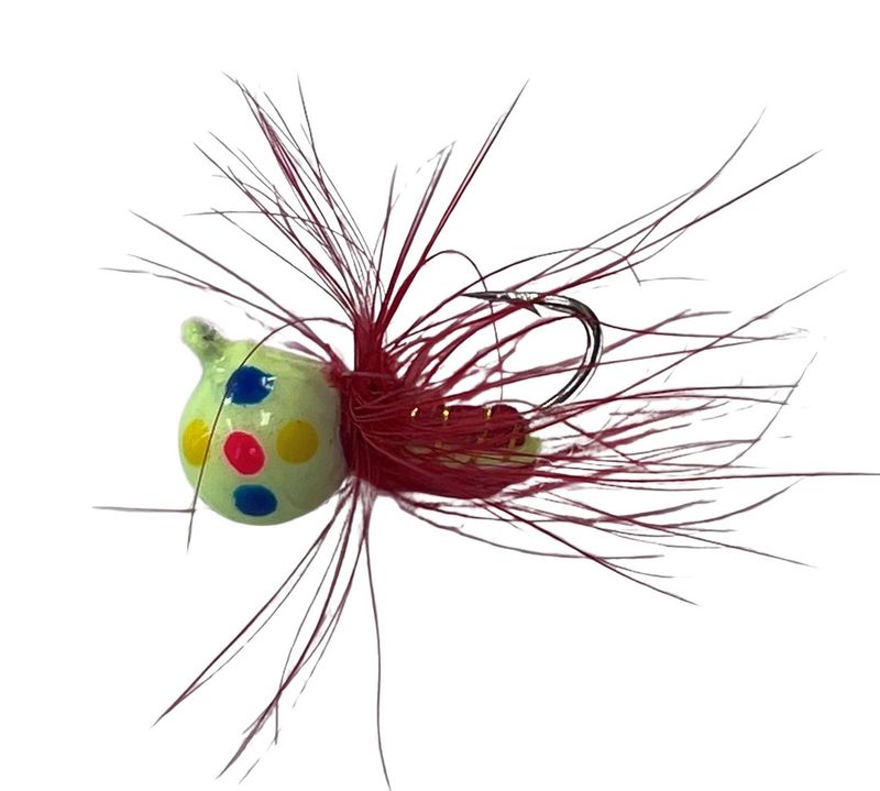Custom Jigs &amp; Spins Jaje #10 Wonder Glow Red