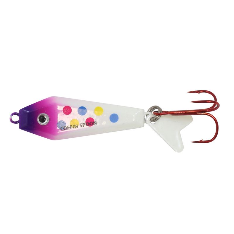 Northland Buckshot Coffin Spoon 1/8 Purple Wonderbread