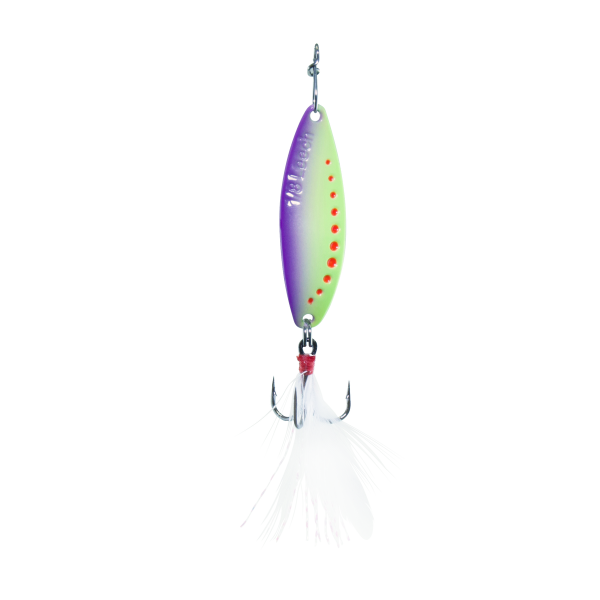 Clam Leech Flutter #14 Glow Chartreuse Purple