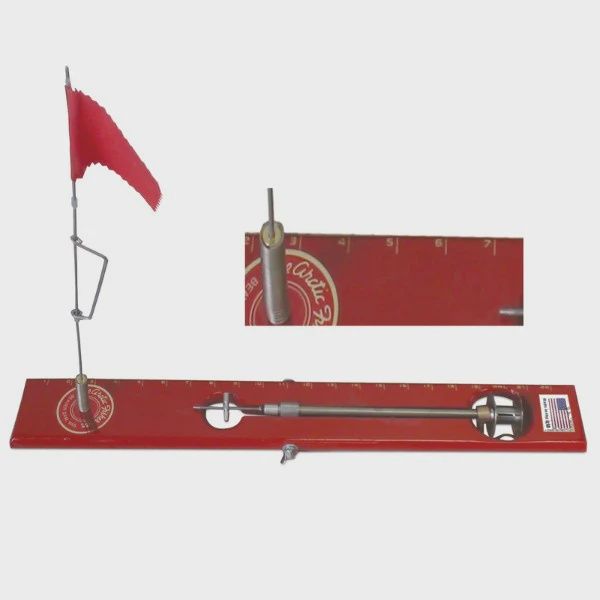 Beaver Dam Tip Up Red Ruler