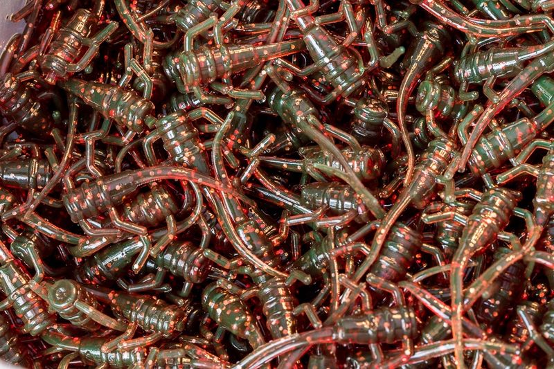 Panfish Plastics Chigger Fry 1&quot; Copperhead