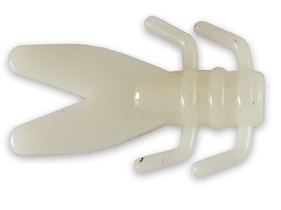 Panfish Plastics Chigger 3/4&quot; White