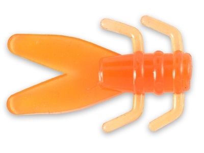 Panfish Plastics Chigger 3/4&quot; Orange