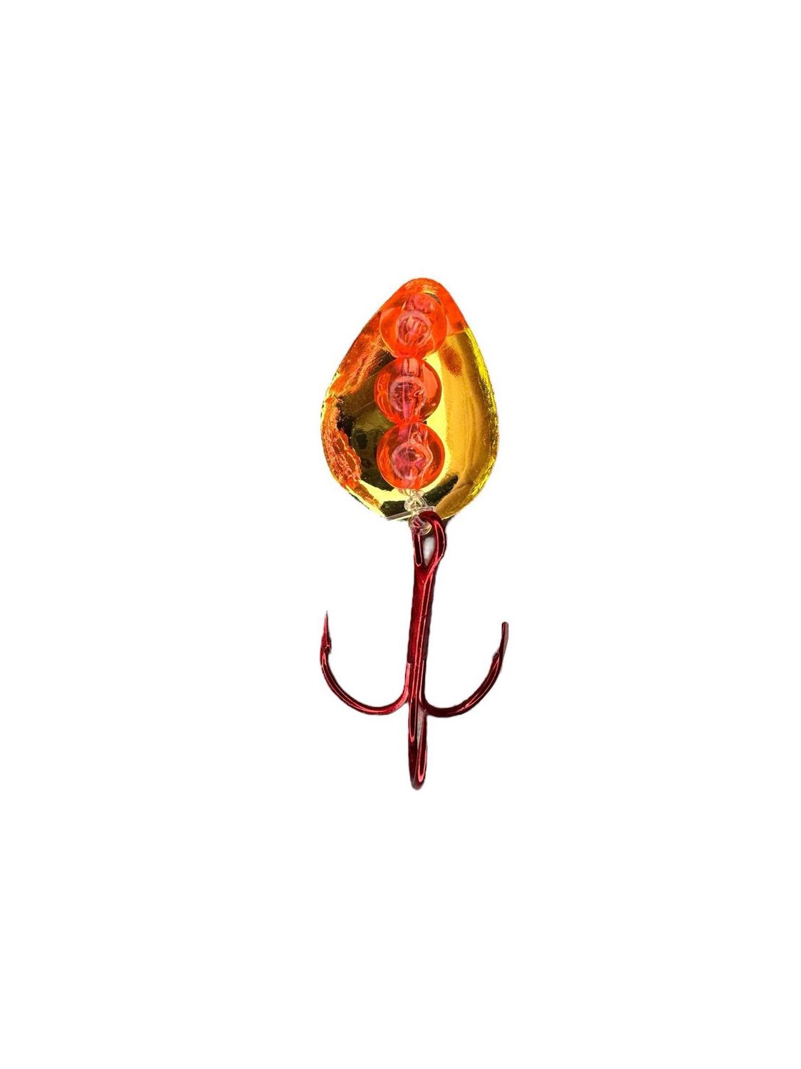 Mean Eye Pike Rig #6 15&quot; No-Eye Red Gold