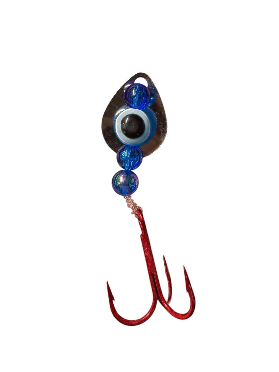 Mean Eye Pike Rig #6 15&quot; Blue Nickel