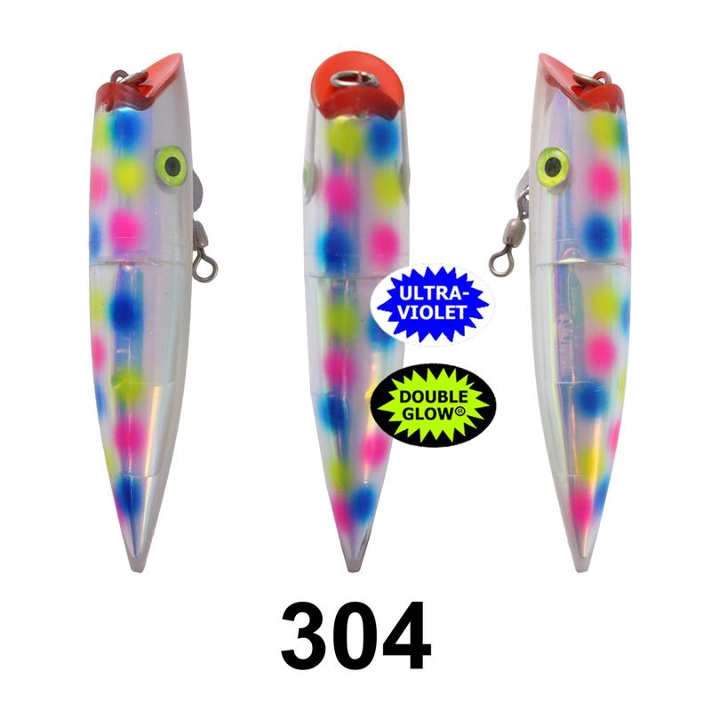 Silver Horde Ace Hi Plug 5&quot; UV Wonderbread