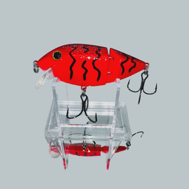 Gator Tackle Jointed Slim Fin Red Tiger
