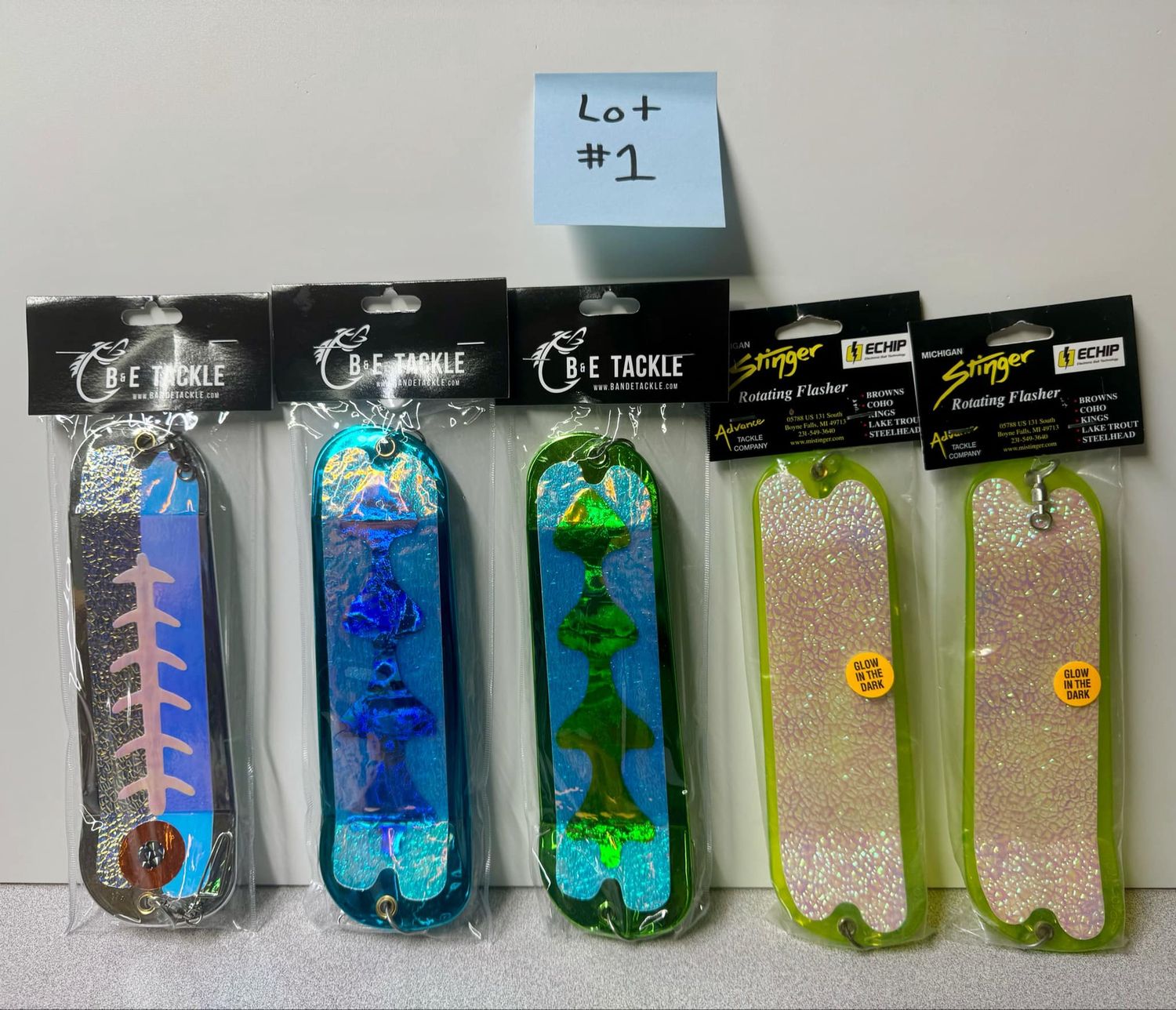 Lot #1 B&amp;E &amp; Stinger 8&quot; Flashers