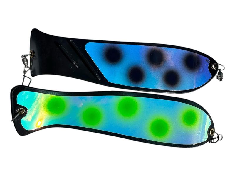 Screamin&#39; Drags 10&quot; Dual Fin Fish Blade Two Face