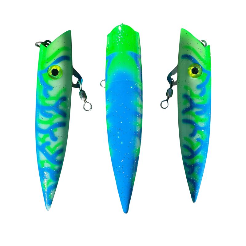 Silver Horde Ace Hi Plug 5&quot; Glow Seahawk