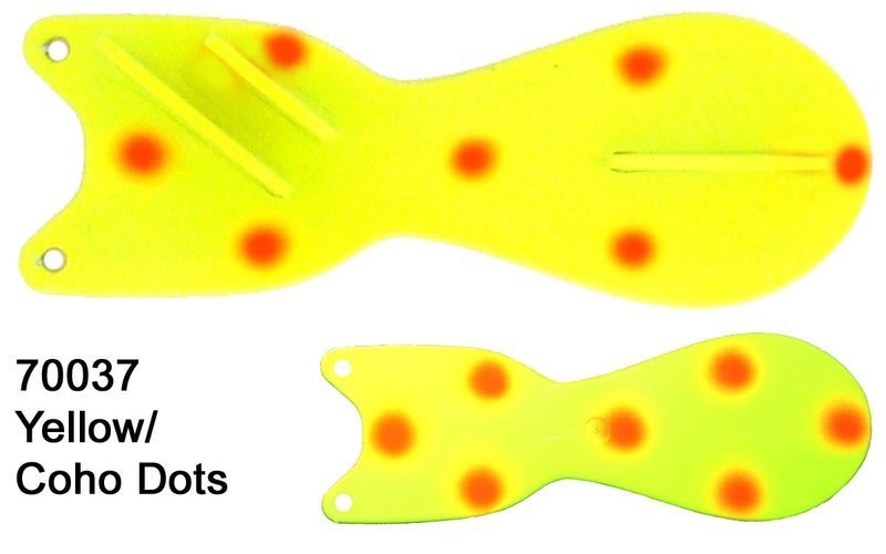 DW Spin Doctor 6&quot; Yellow Coho Dots