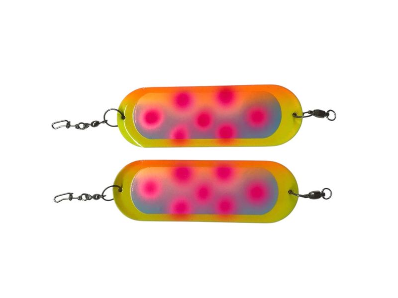 Salmon Candy Double O Pink Dots UV