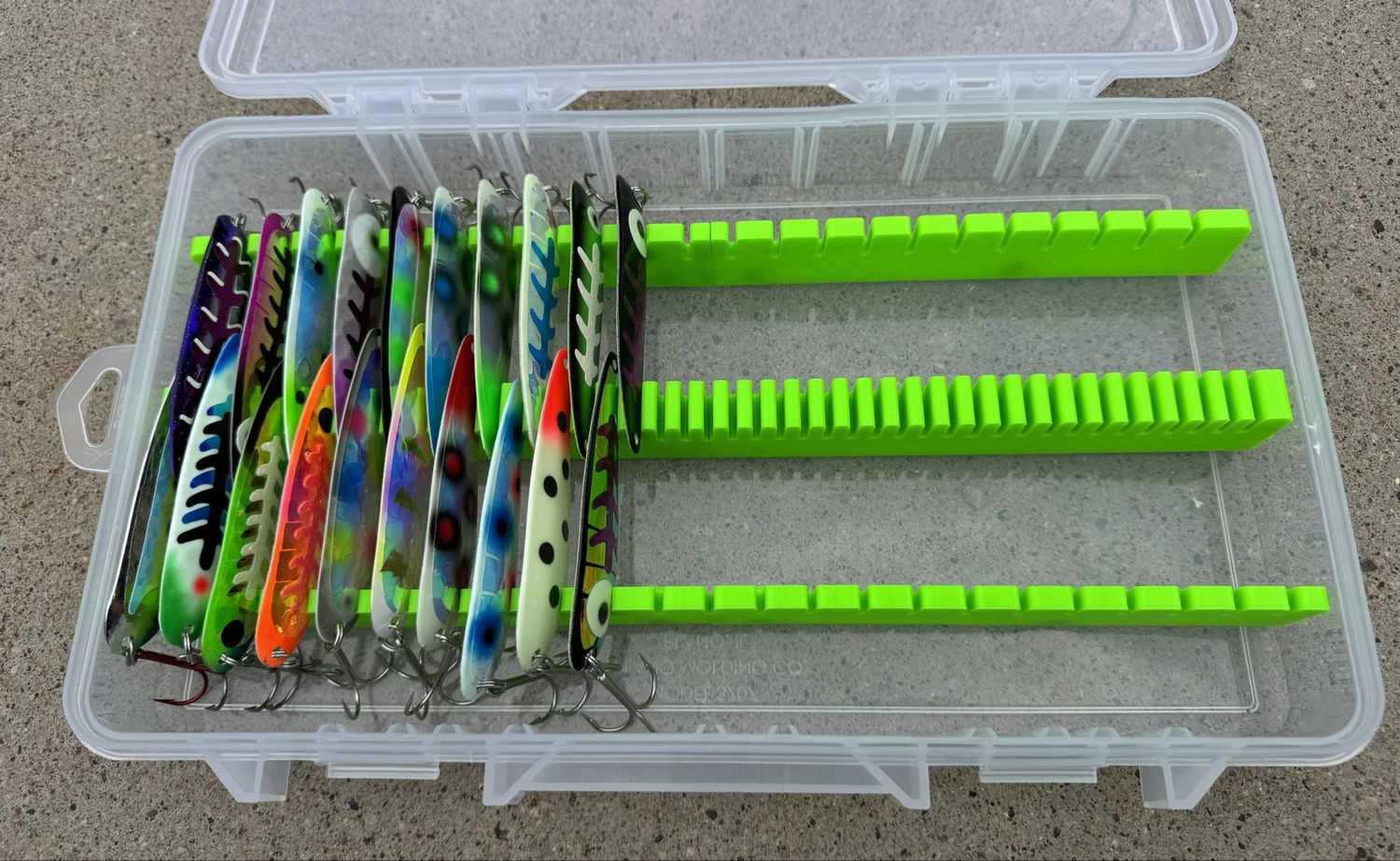 Spoon Box for Standard Trolling Spoons