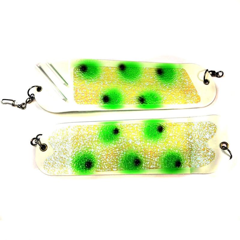 Salmon Candy Flasher 11&quot; Black Eye Peas
