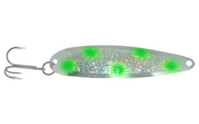 Stinger Spoon Silver Green Slush UV