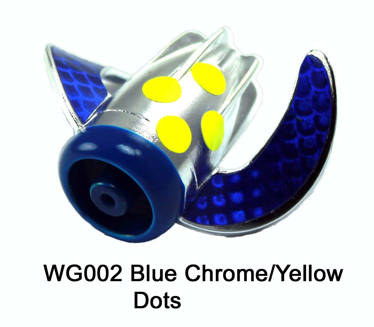 Dreamweaver Whirly Gig, Color: Blue Chrome/Yellow