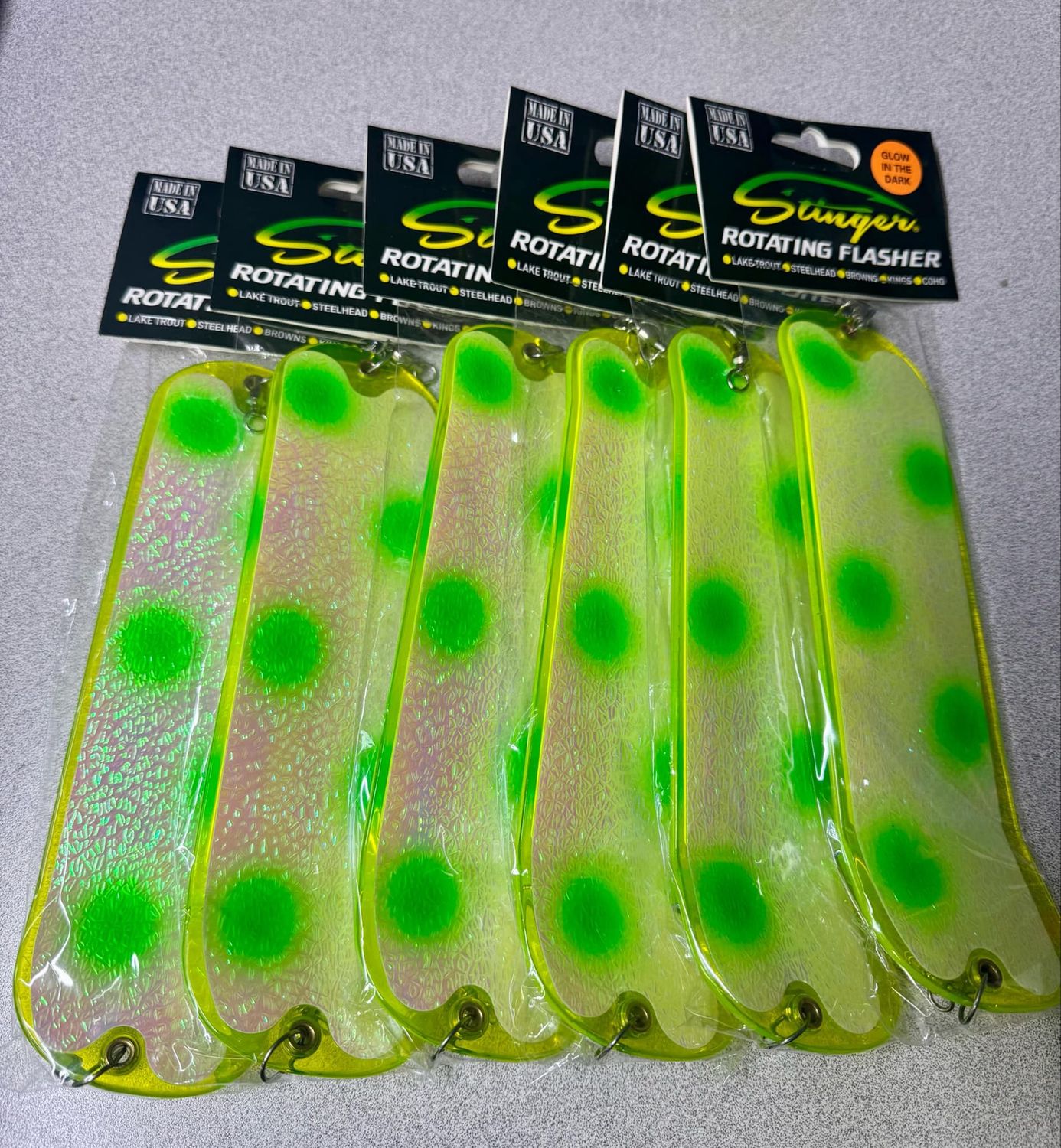 Stinger Flasher 8&quot; Marv&#39;s Big Fatty Chartreuse