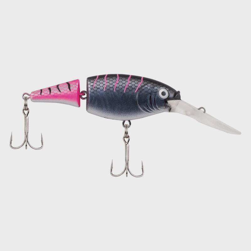 Flicker Shad Jointed 7 Firetail Black Cougar