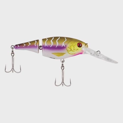 Flicker Shad Jointed 7 Purple Tiger