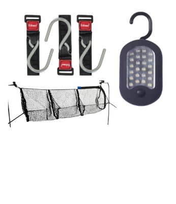Cargo Nets, Shelter Hooks &amp; Lights