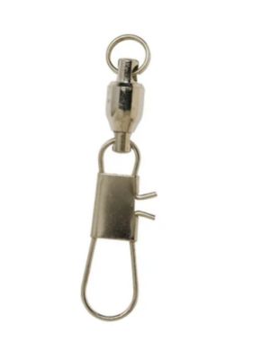 Ball Bearing Swivel w/Interlock Snap Nickel