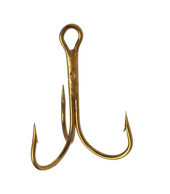 Treble Hook Gold