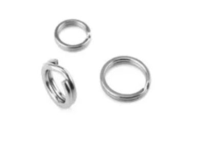 Titan Stainless Steel Split Rings 25pk