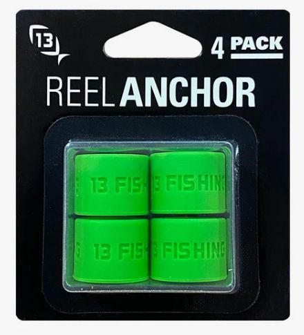 13 Fishing Reel Anchor Wraps 4pk Neon Green