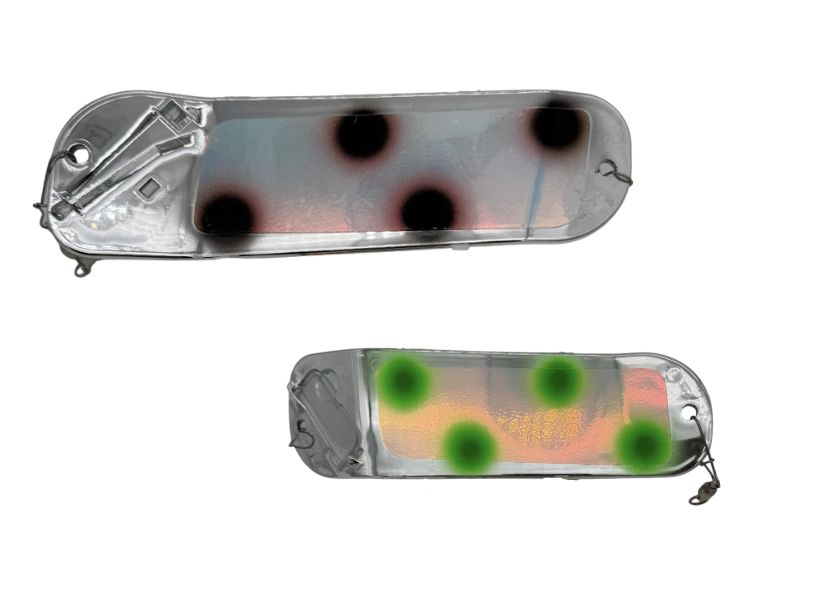 DW Flip Fin 8" UV Chrome 2 Face