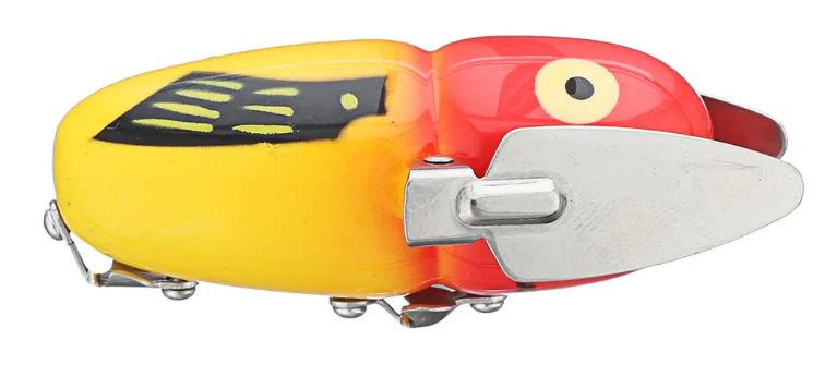 Heddon Crazy Crawler Tiny 1/4 Yellow Hornet