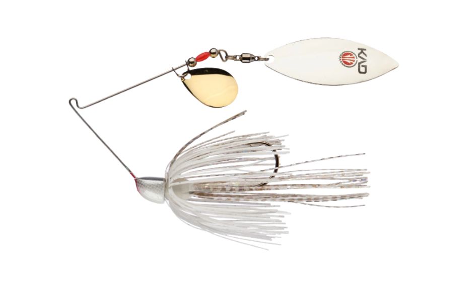 Strike King KVD Colorado Willow Spinnerbait 3/8oz Super White