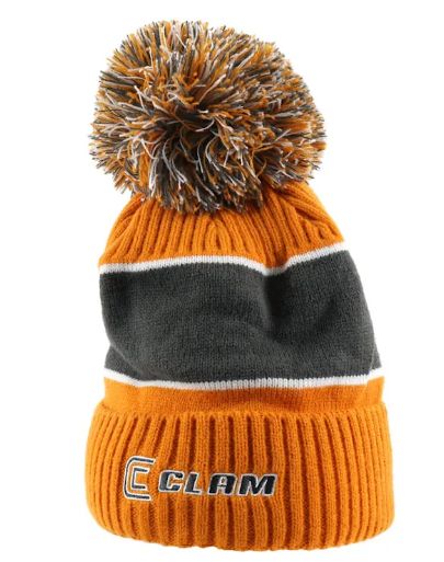 Clam Pom Hat Orange