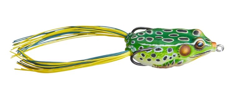 LiveTarget Hollow Body Frog 55T Flo Green/Yellow**