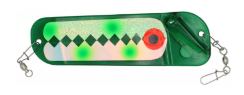 DW Flip Fin 8" Songin's Green Bam