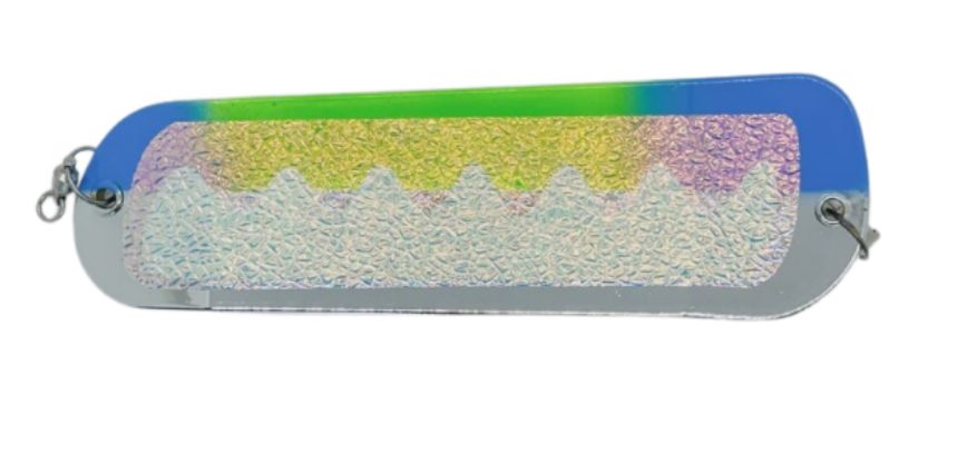 Gator Tackle Flasher 8" Chome Blue Chilly Goose