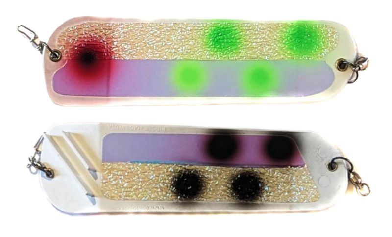 Salmon Candy Flasher 8" Songin's White Bam