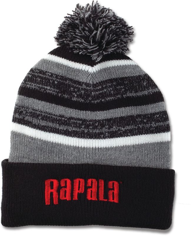 Rapala Pom Beanie Black/Red