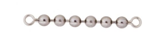 Luhr Jensen Swivel Chain 6 Beads 4 Pack