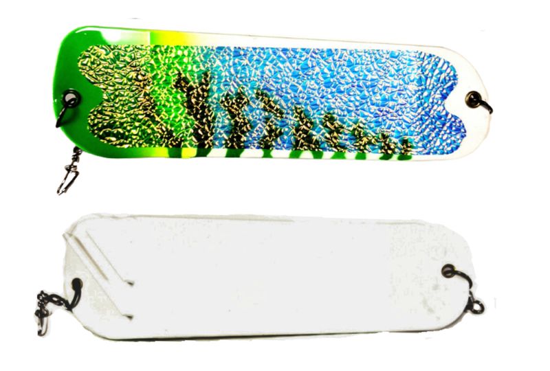 Salmon Candy Flasher 8" Lucky Charm UV