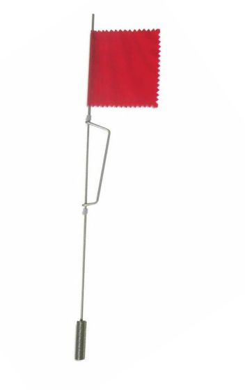 Beaver Dam Tip-Up Flag Red