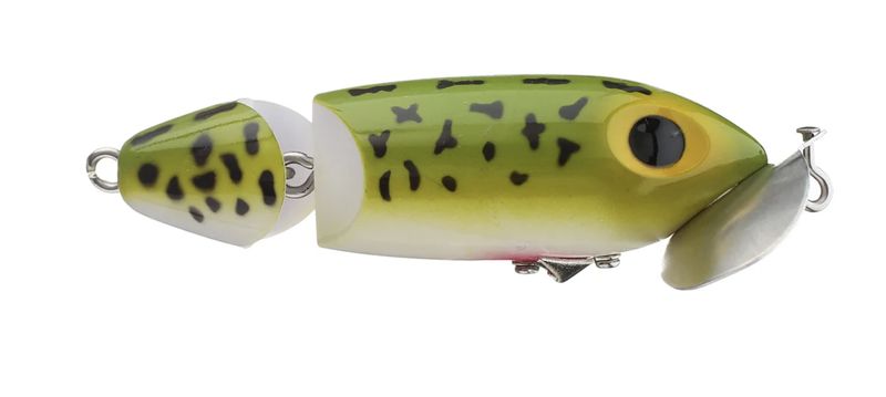 Arbogast Jointed Jitterbug 3/8 White Frog