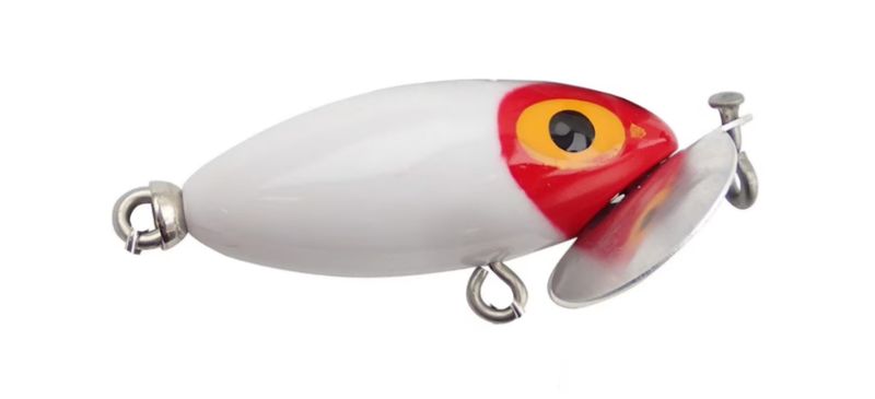 Arbogast Jitterbug 1/4 Red/White