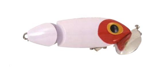 Arbogast Jointed Jitterbug 3/8 Red &amp; White